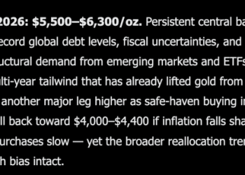 Elon Musk Grok AI Predicts GOLD Price by End of 2026