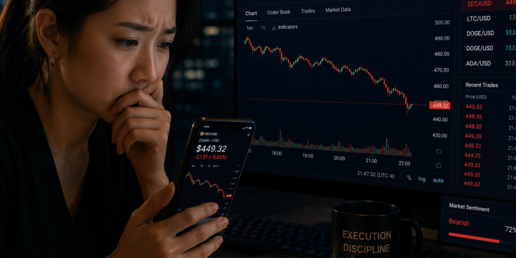 Zcash dips 4% as broader crypto market remains bearish