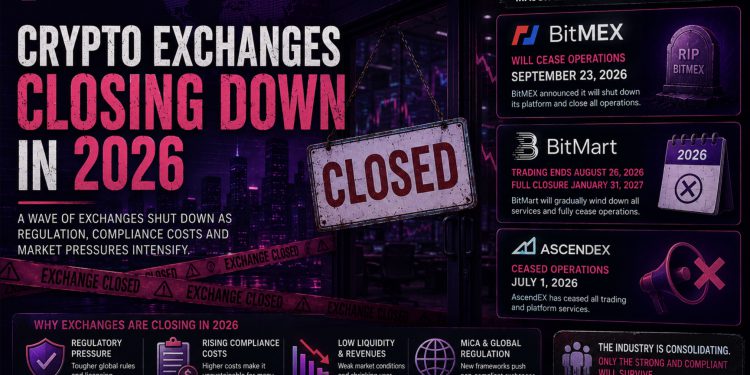 Crypto Exchange Shakeout Deepens as BitMEX, BitMart, and AscendEX Exit the Market