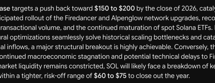 Google Gemini AI Predicts Crazy Solana Price by the End of 2026