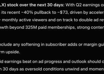 Elon Musk Grok AI Predicts Incredible Netflix Stock Price by Next 30 Days