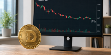 Dogecoin holds $0.070 as bullish divergence signals easing selling pressure