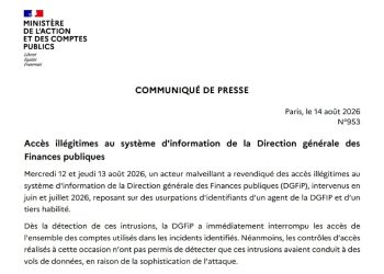 French Tax Agency Admits Data Breach as Hacker Steals 678k Records