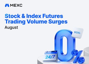 MEXC Stock Futures Trading Volume Rises 130% in August as Trading Activity Broadens Across U.S. and Korean emory and Semiconductor Sectors