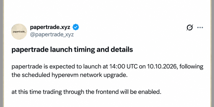 Papertrade Perp DEX Pulls in $118M in 24 Hours With 1,000x Leverage – Bitcoin News